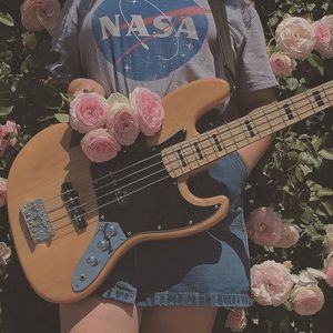 Denim button up skirt